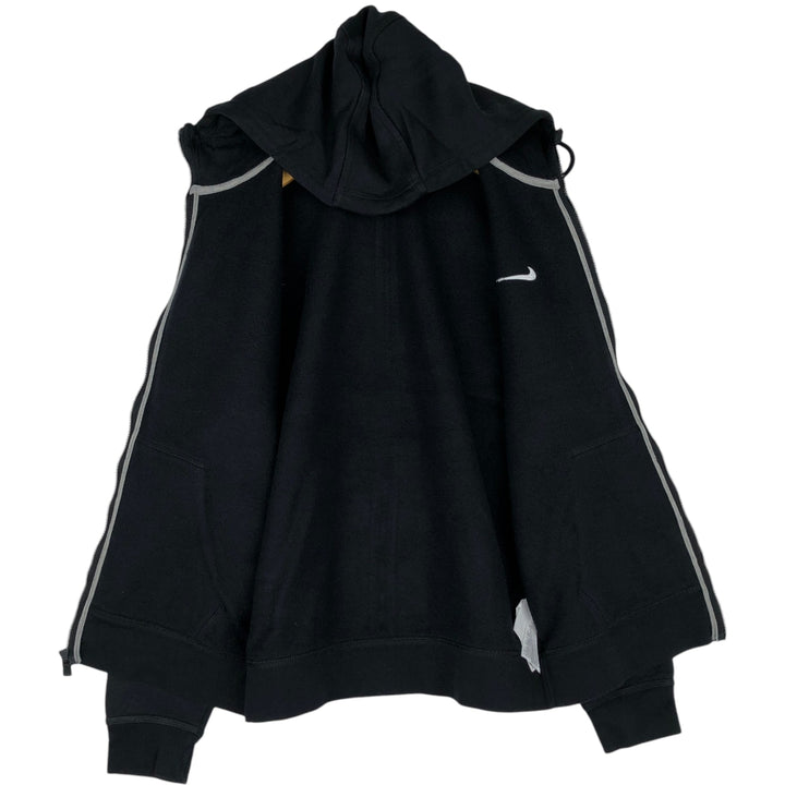 Nike Sweat Full-Zip Hoodie, Men's Size M cotton black type Vintage Second Hand
