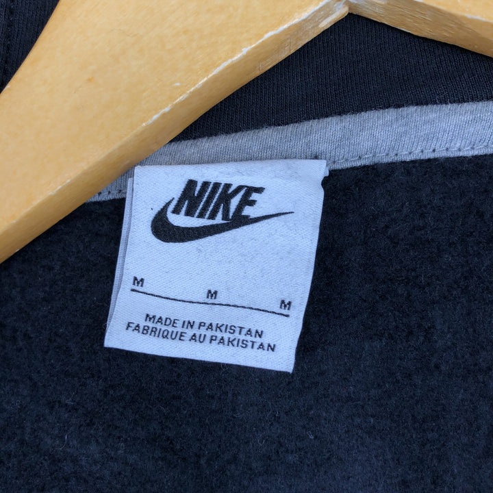 Nike Sweat Full-Zip Hoodie, Men's Size M cotton black type Vintage Second Hand