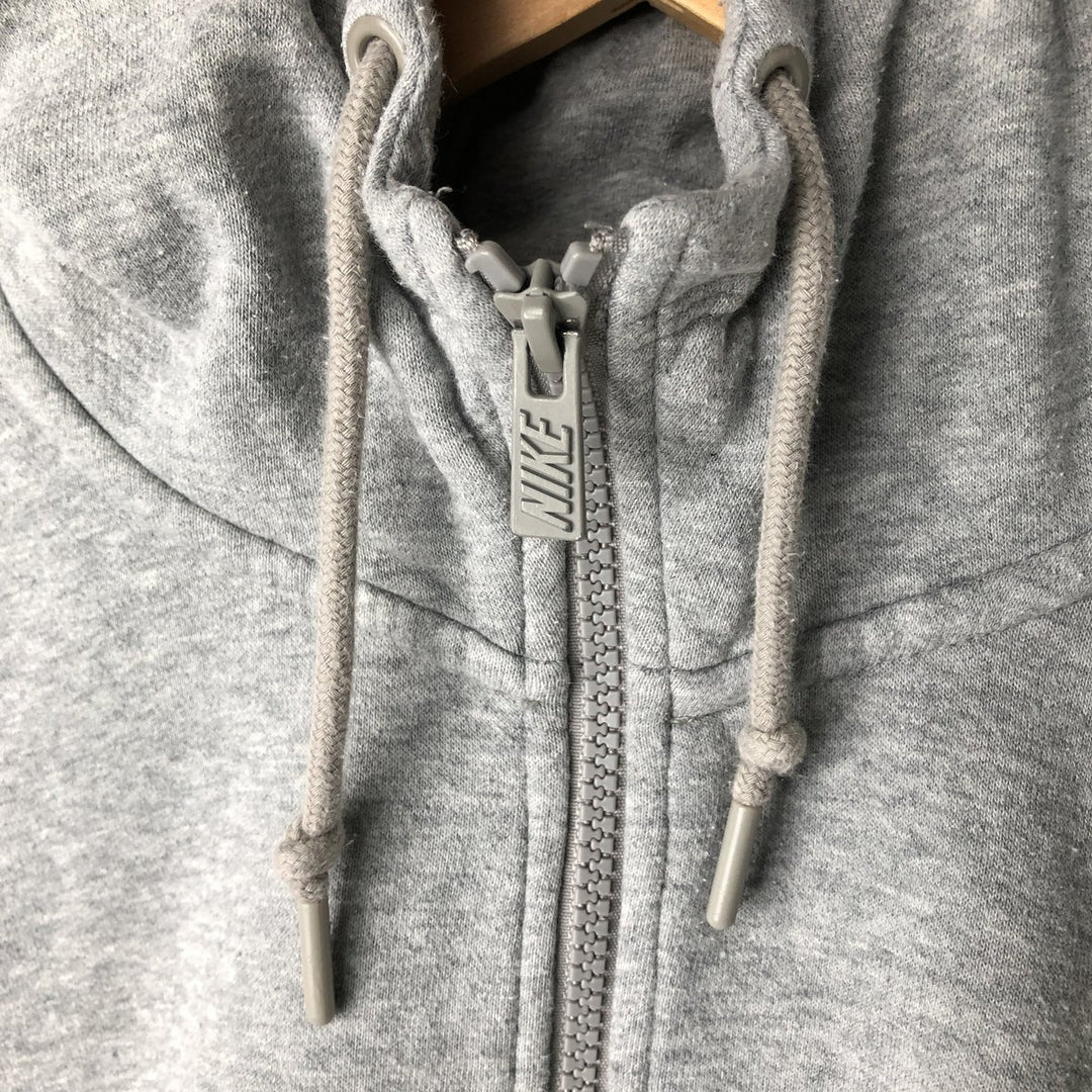Nike Sweat Full Zip Hoodie Men's Size L cotton gray type Vintage Second Hand
