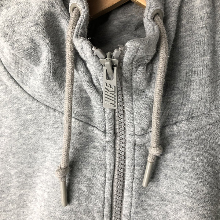 Nike Sweat Full Zip Hoodie Men's Size L cotton gray type Vintage Second Hand