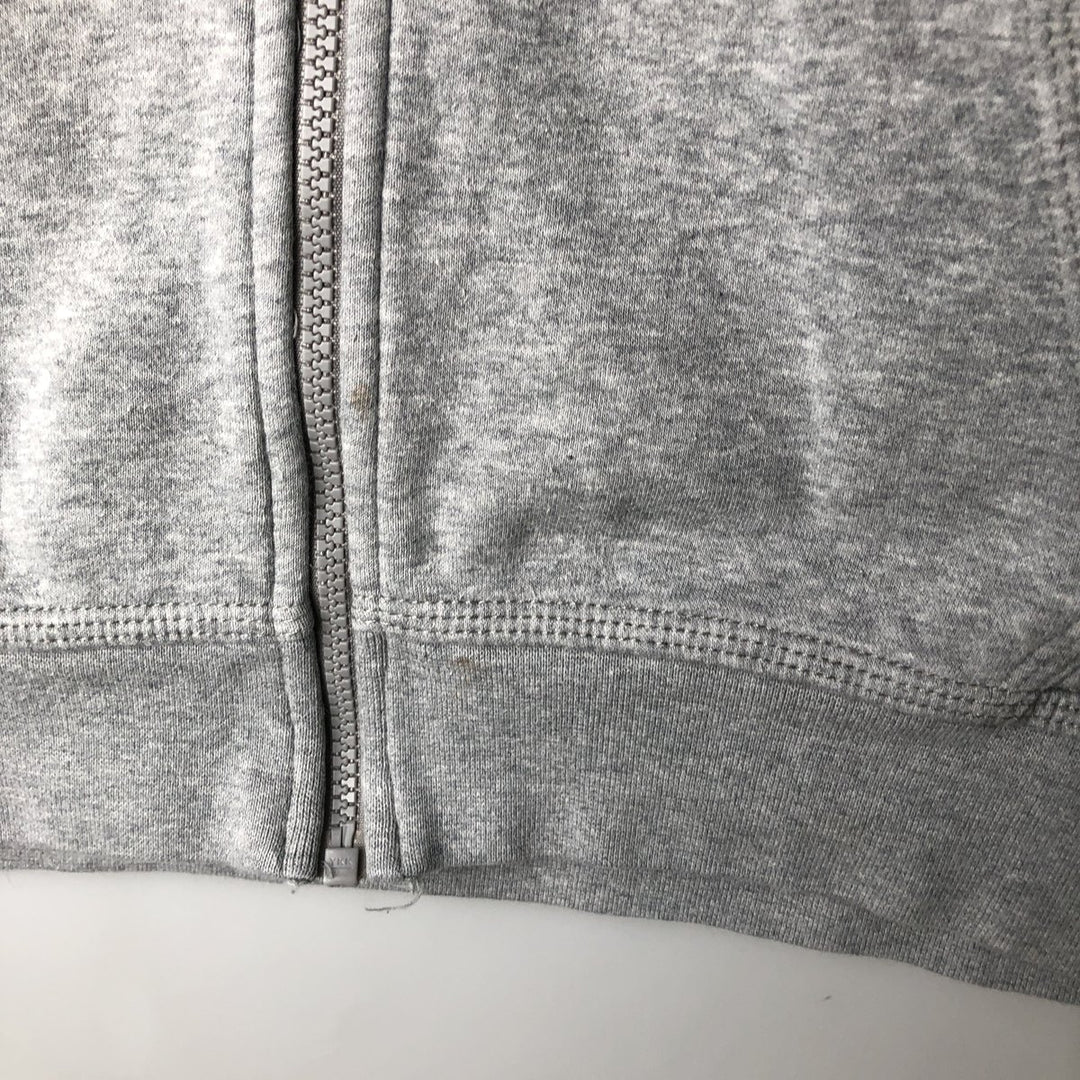 Nike Sweat Full Zip Hoodie Men's Size L cotton gray type Vintage Second Hand