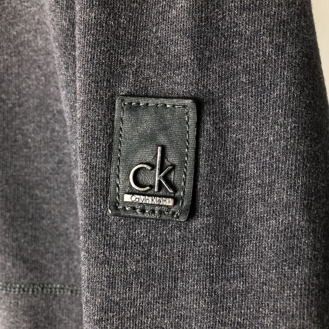 Vintage 90s-00'S Calvin Klein full-zip sweatshirt, size L, men's unclear gray type Vintage Second Hand