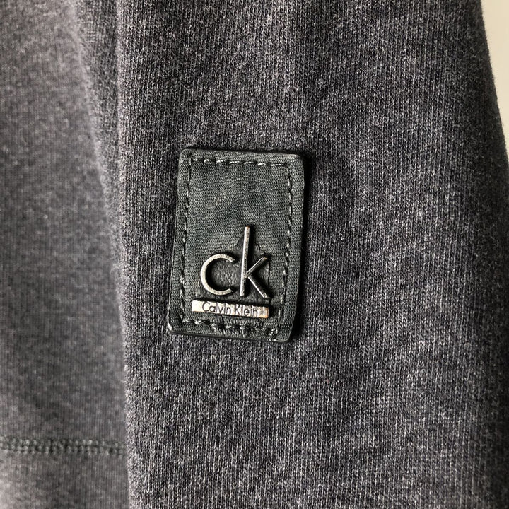 Vintage 90s-00'S Calvin Klein full-zip sweatshirt, size L, men's unclear gray type Vintage Second Hand