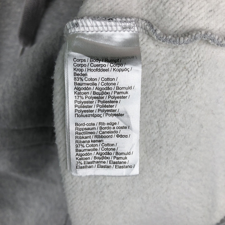 Lacoste Classic Fit Full Zip Sweatshirt Hoodie, Size 5 (Men's L) cotton gray type Vintage Second Hand