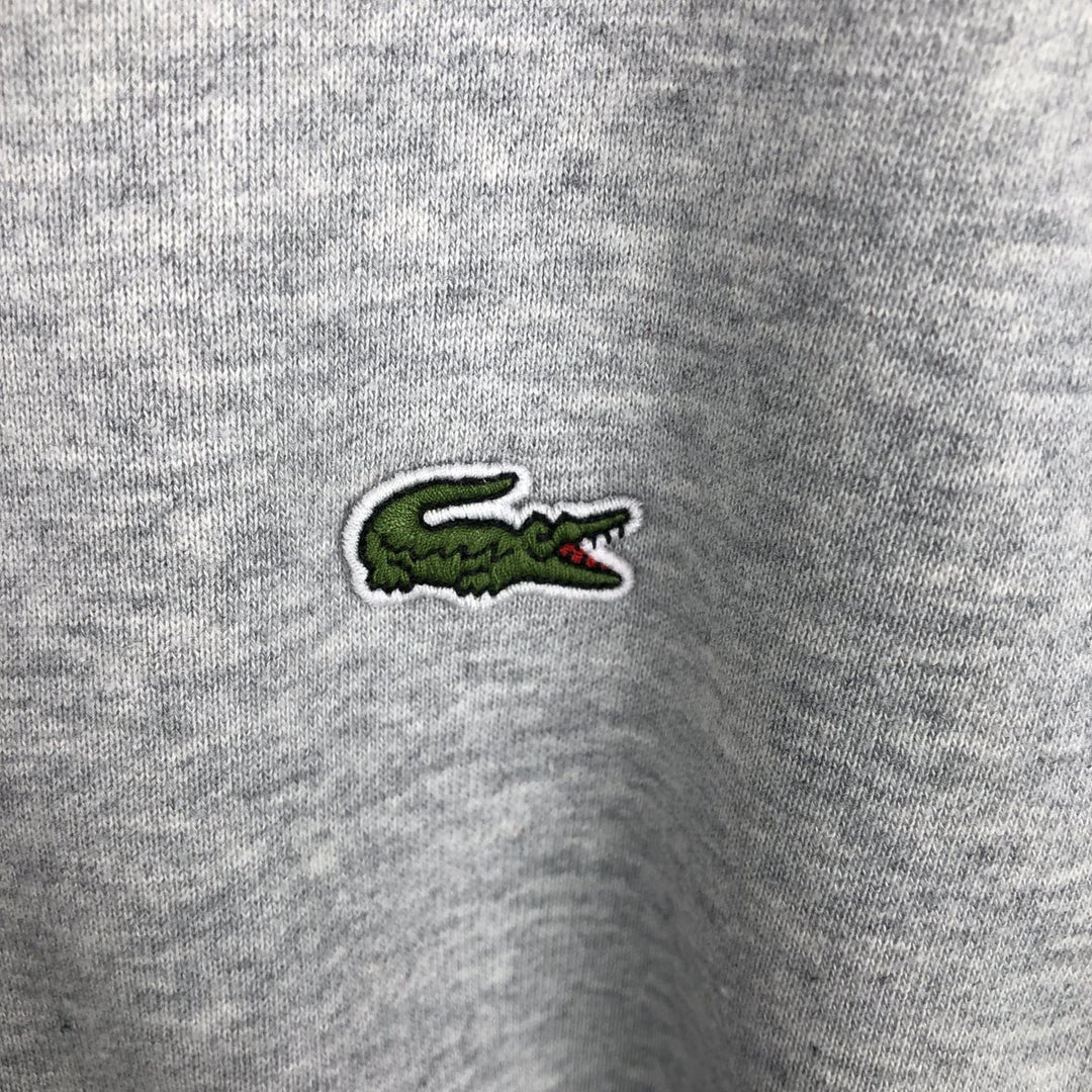 Lacoste Classic Fit Full Zip Sweatshirt Hoodie, Size 5 (Men's L) cotton gray type Vintage Second Hand