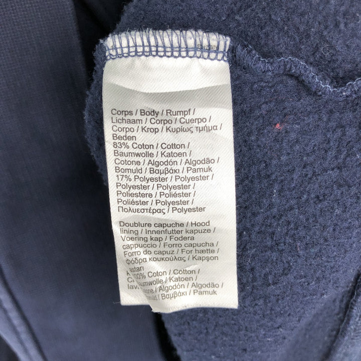 Lacoste LACOSTE SPORT Sweat Full-Zip Hoodie, Size 6 (Men's XL equivalent) cotton navy blue type Vintage Second Hand