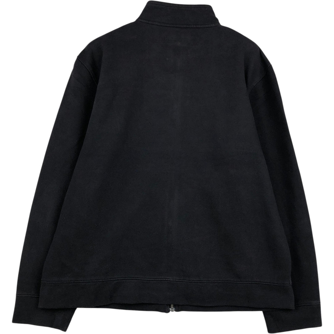 Calvin Klein full-zip sweatshirt, men's size XL cotton black type Vintage Second Hand
