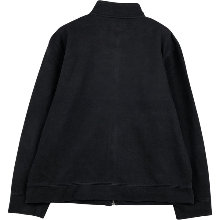 Calvin Klein full-zip sweatshirt, men's size XL cotton black type Vintage Second Hand