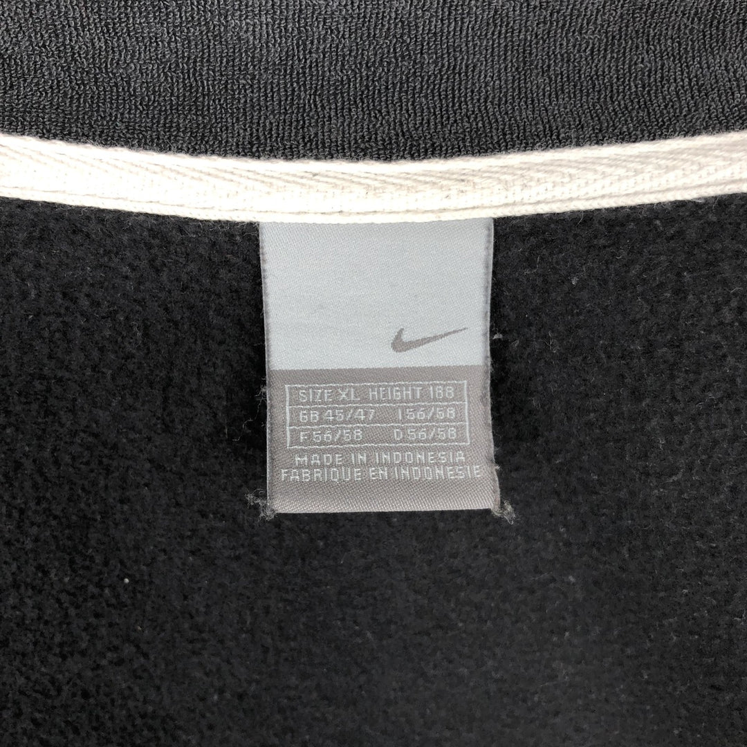 2000'S Nike full-zip sweatshirt, men's size XL cotton black type Vintage Second Hand