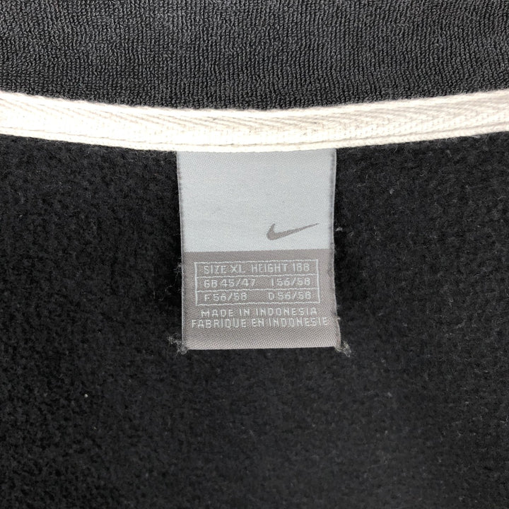 2000'S Nike full-zip sweatshirt, men's size XL cotton black type Vintage Second Hand