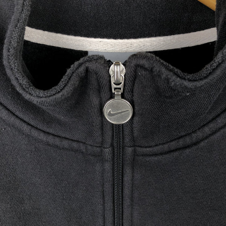 2000'S Nike full-zip sweatshirt, men's size XL cotton black type Vintage Second Hand