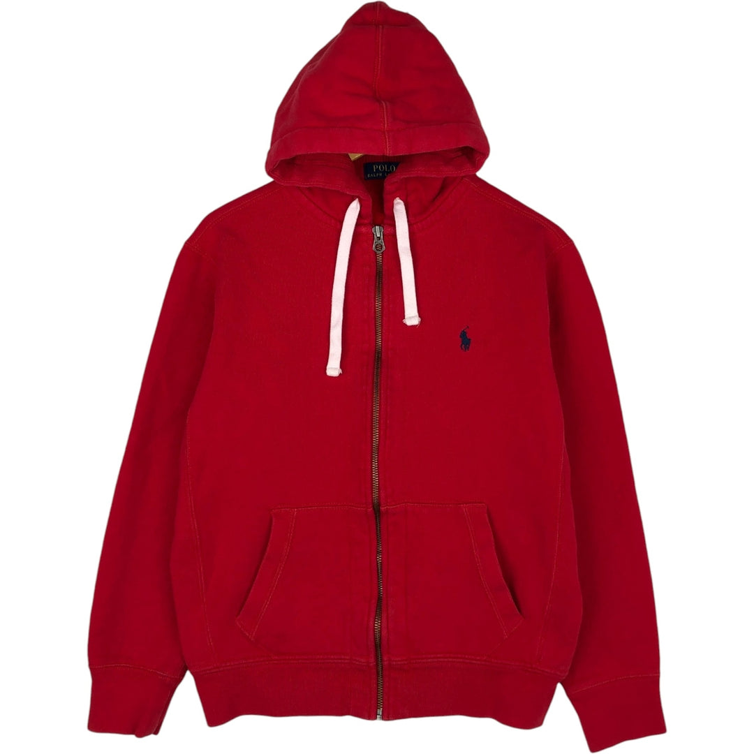 Ralph Lauren POLO RALPH LAUREN Sweat Full Zip Hoodie Men's M cotton red type Vintage Second Hand