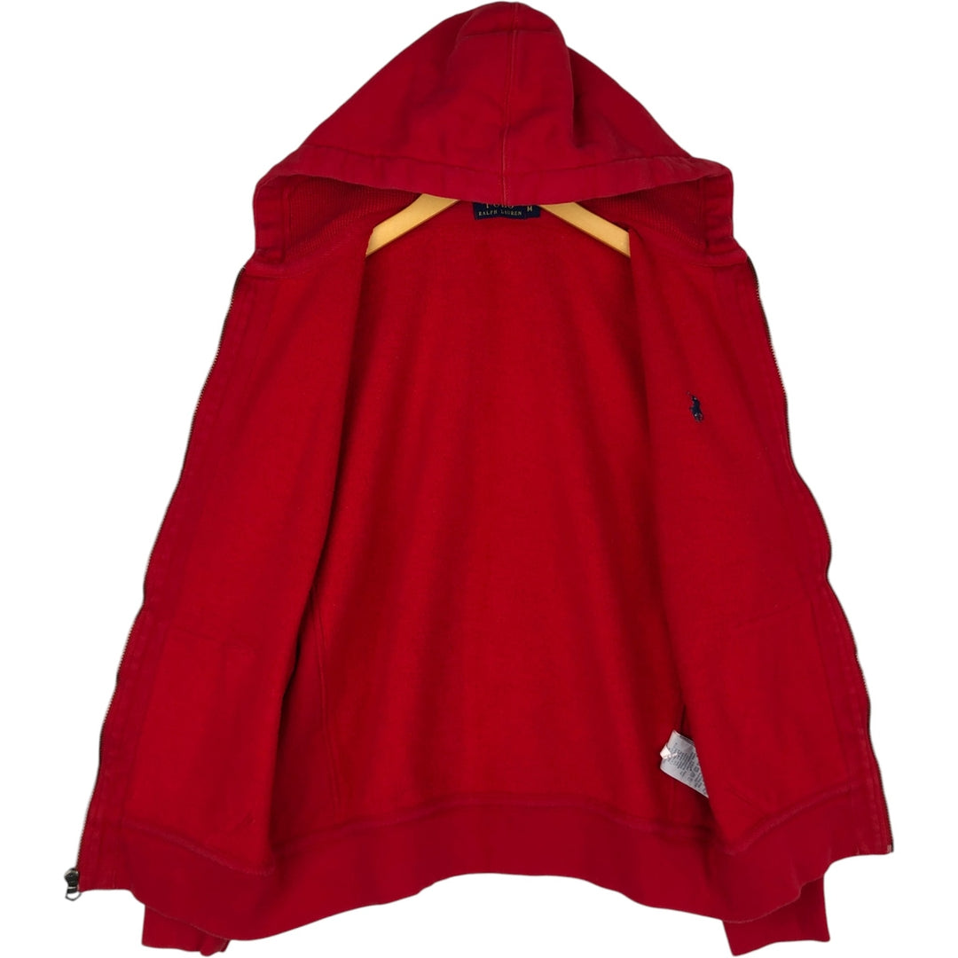 Ralph Lauren POLO RALPH LAUREN Sweat Full Zip Hoodie Men's M cotton red type Vintage Second Hand