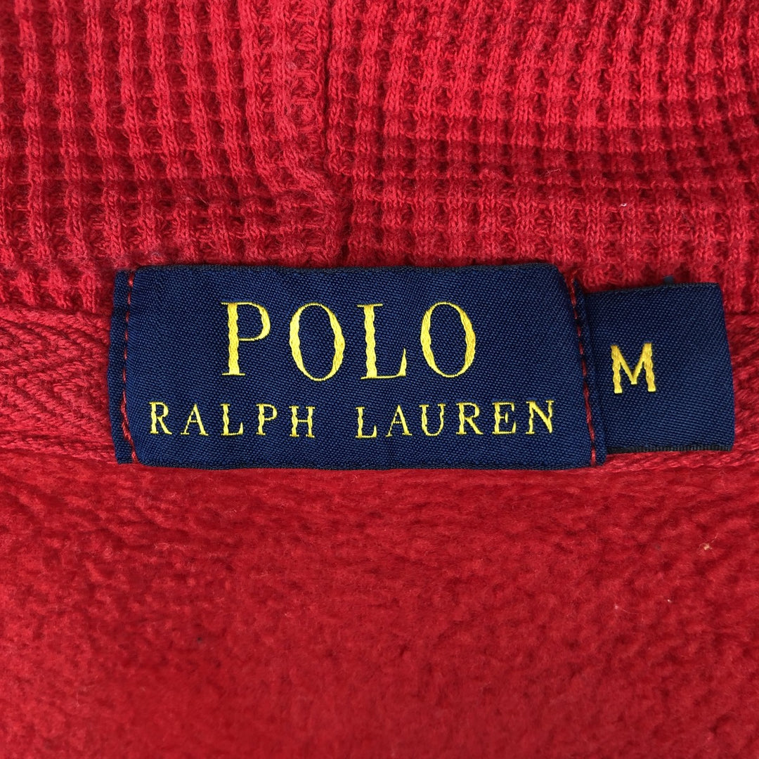 Ralph Lauren POLO RALPH LAUREN Sweat Full Zip Hoodie Men's M cotton red type Vintage Second Hand