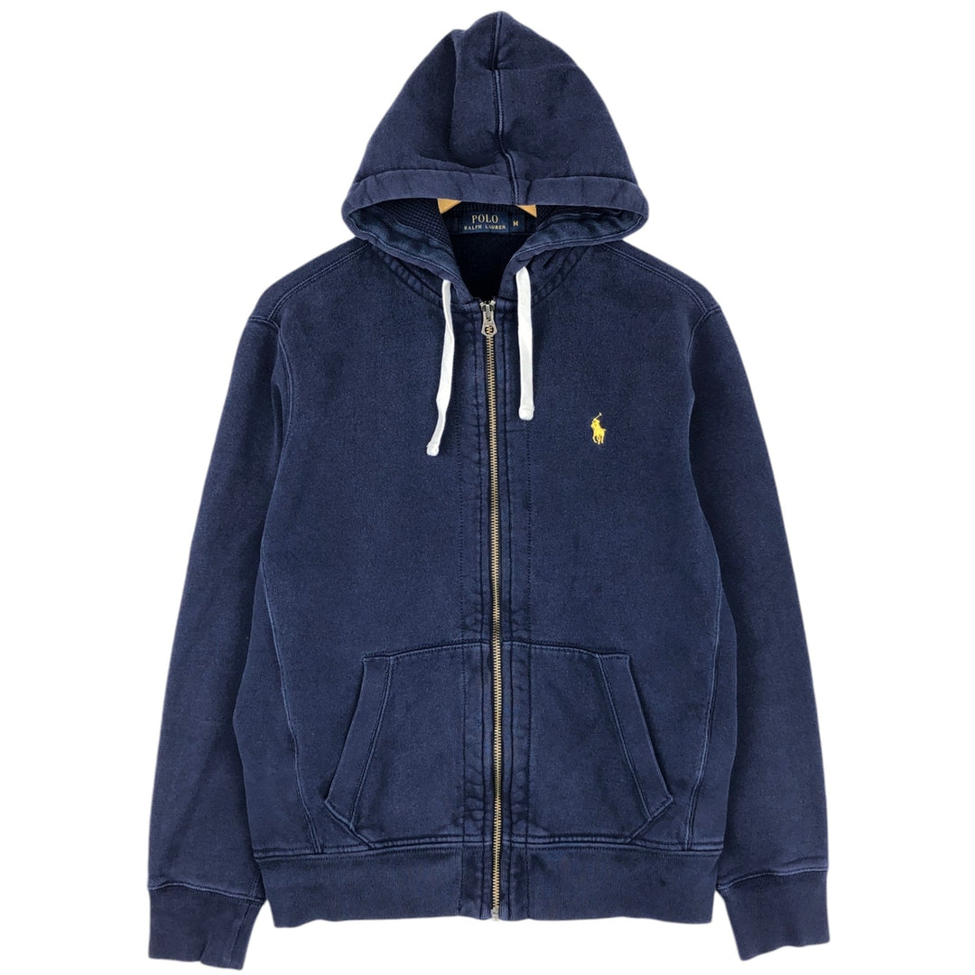 Ralph Lauren POLO RALPH LAUREN Sweat Full Zip Hoodie Men's M cotton navy blue type Vintage Second Hand