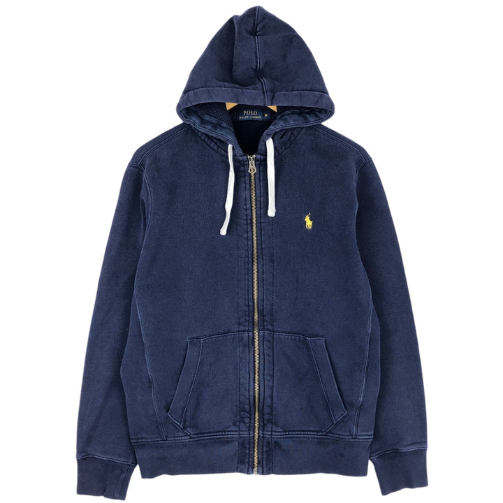 Ralph Lauren POLO RALPH LAUREN Sweat Full Zip Hoodie Men's M cotton navy blue type Vintage Second Hand