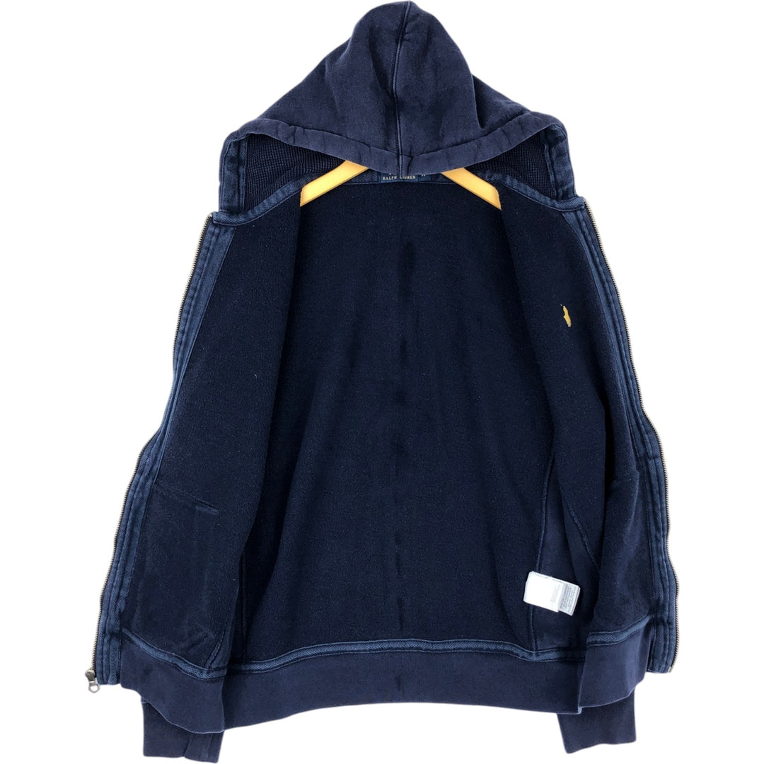 Ralph Lauren POLO RALPH LAUREN Sweat Full Zip Hoodie Men's M cotton navy blue type Vintage Second Hand
