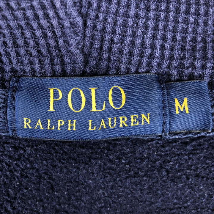 Ralph Lauren POLO RALPH LAUREN Sweat Full Zip Hoodie Men's M cotton navy blue type Vintage Second Hand