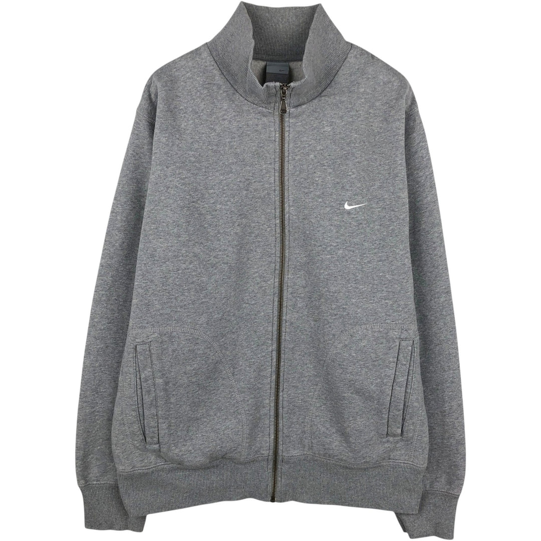 00'S Nike full zip sweatshirt, men's size M cotton gray type Vintage Second Hand