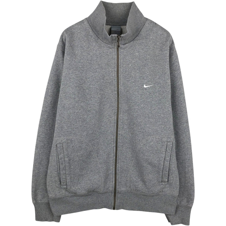 00'S Nike full zip sweatshirt, men's size M cotton gray type Vintage Second Hand