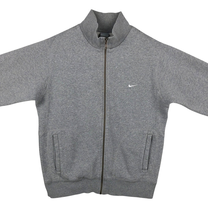00'S Nike full zip sweatshirt, men's size M cotton gray type Vintage Second Hand