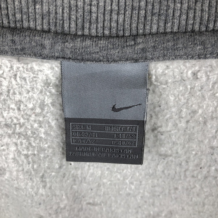 00'S Nike full zip sweatshirt, men's size M cotton gray type Vintage Second Hand