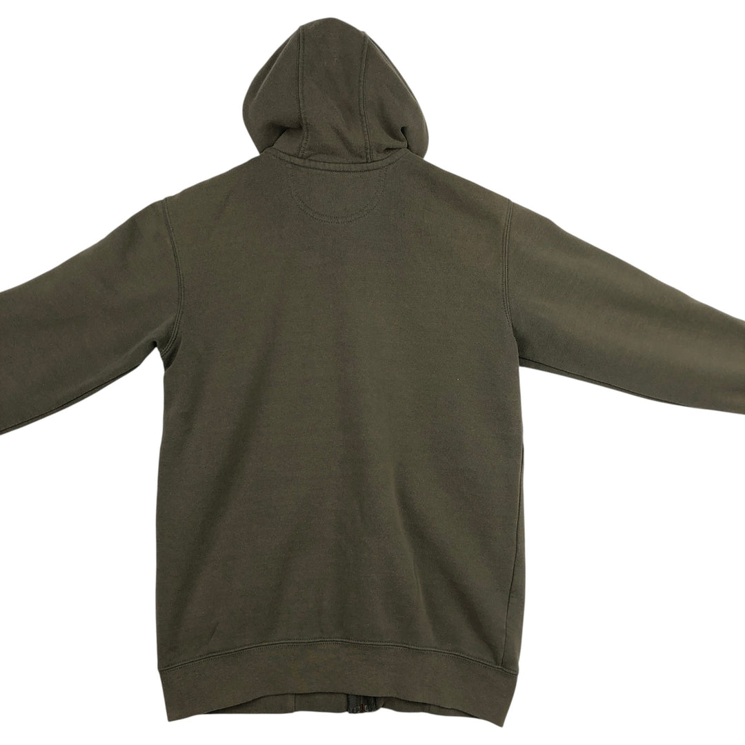 Carhartt Original Fit Full-Zip Sweatshirt Hoodie, Men's Size Small cotton Khaki type Vintage Second Hand