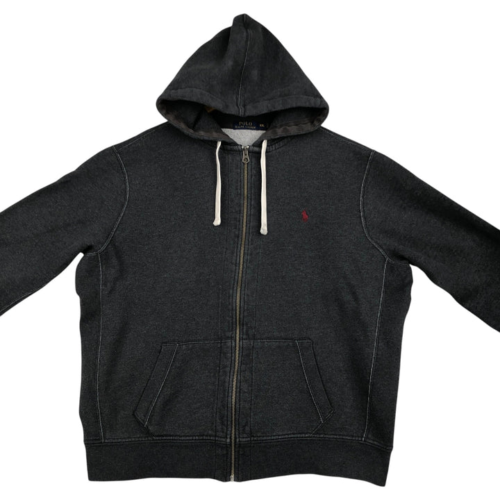 Ralph Lauren POLO RALPH LAUREN Sweat Full Zip Hoodie Men's XXL cotton gray type Vintage Second Hand