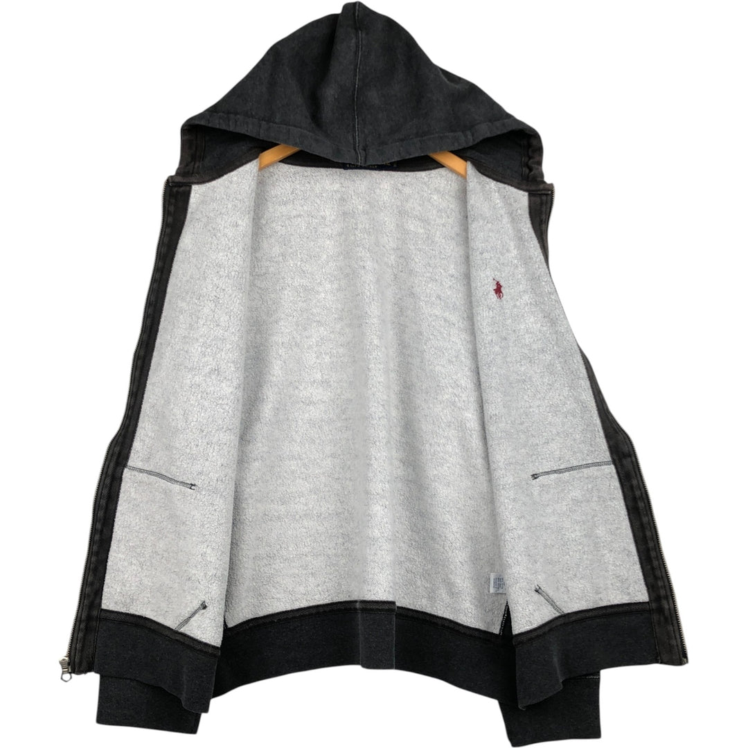 Ralph Lauren POLO RALPH LAUREN Sweat Full Zip Hoodie Men's XXL cotton gray type Vintage Second Hand