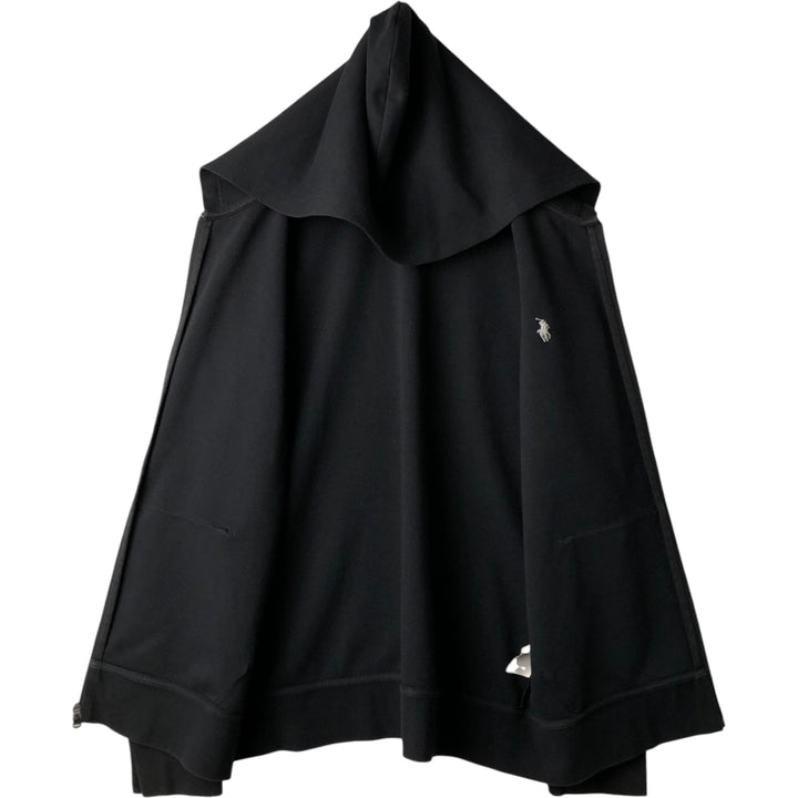 Ralph Lauren POLO RALPH LAUREN Sweat Full Zip Hoodie Men's XL polyester black type Vintage Second Hand