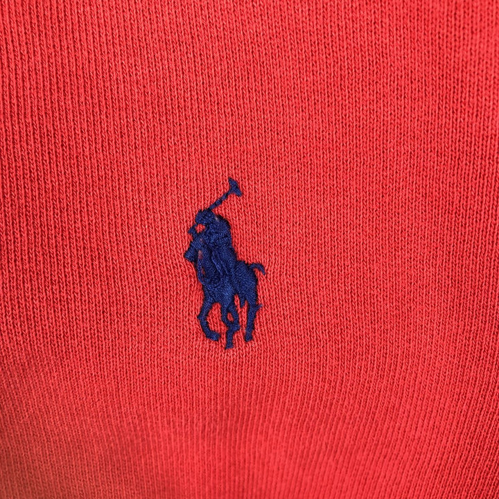 Ralph Lauren POLO by Ralph Lauren Sweat Full Zip Hoodie Men's L size cotton red type Vintage Second Hand