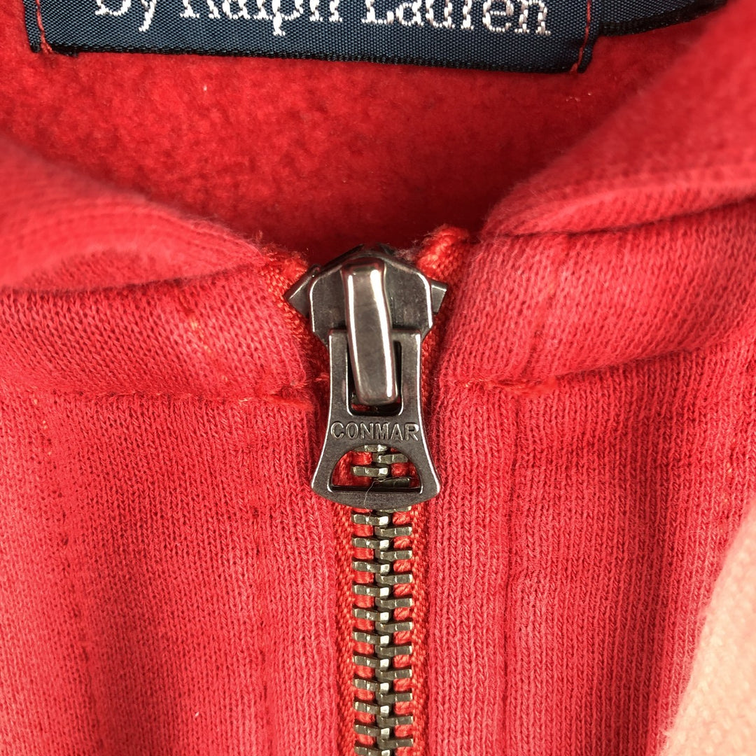 Ralph Lauren POLO by Ralph Lauren Sweat Full Zip Hoodie Men's L size cotton red type Vintage Second Hand