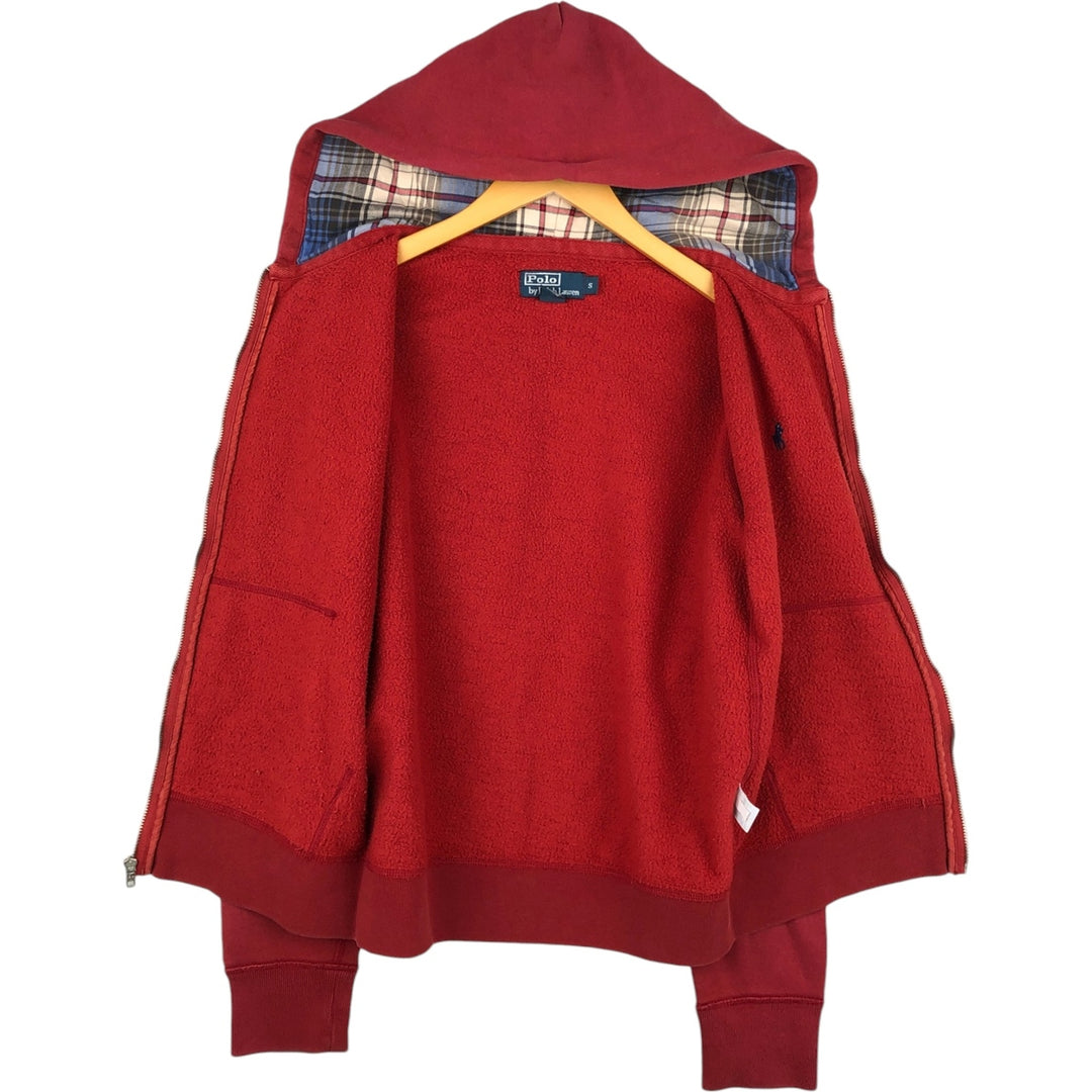 Ralph Lauren POLO by Ralph Lauren Sweat Full Zip Hoodie Men's S cotton red type Vintage Second Hand