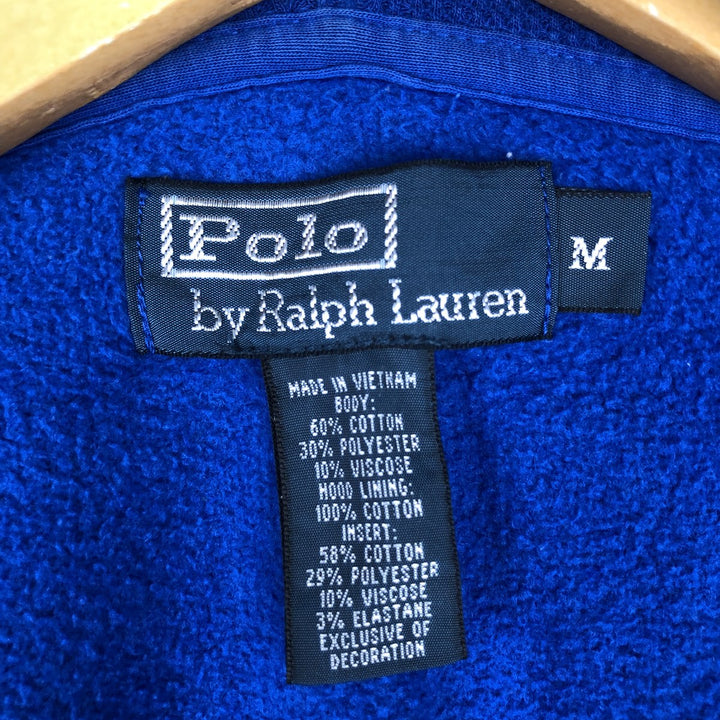 Ralph Lauren POLO by Ralph Lauren Sweat Full Zip Hoodie Men's M cotton blue type Vintage Second Hand