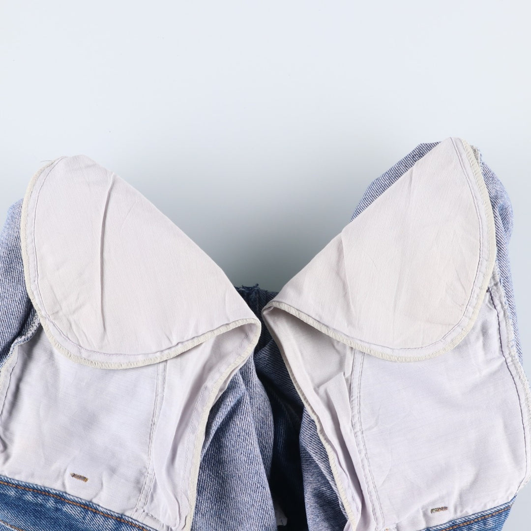 Lee Straight Denim Pants, Made in USA, Men's Size W38 (approx.) cotton blue type Vintage Second Hand