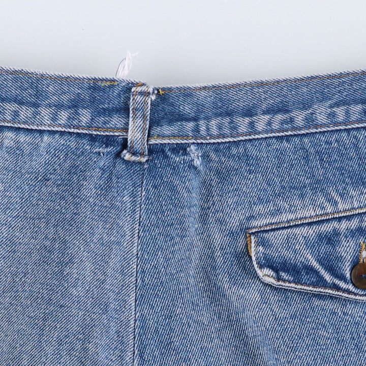 Lee Straight Denim Pants, Made in USA, Men's Size W38 (approx.) cotton blue type Vintage Second Hand