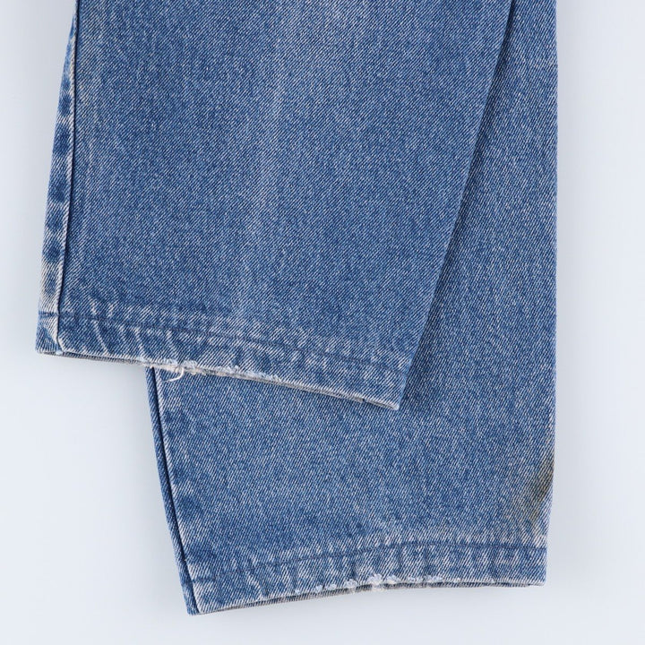 Lee Straight Denim Pants, Made in USA, Men's Size W38 (approx.) cotton blue type Vintage Second Hand