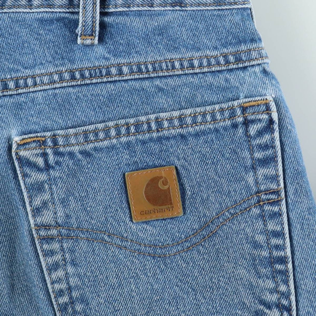 Carhartt Tapered Denim Pants for Men, W34 equivalent cotton blue type Vintage Second Hand