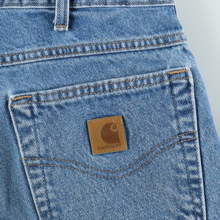 Carhartt Tapered Denim Pants for Men, W34 equivalent cotton blue type Vintage Second Hand