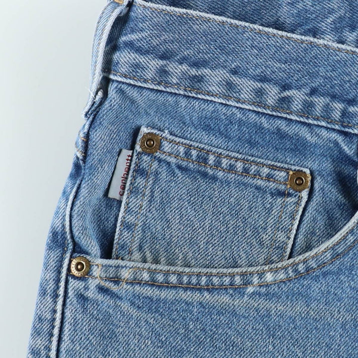 Carhartt Tapered Denim Pants for Men, W34 equivalent cotton blue type Vintage Second Hand