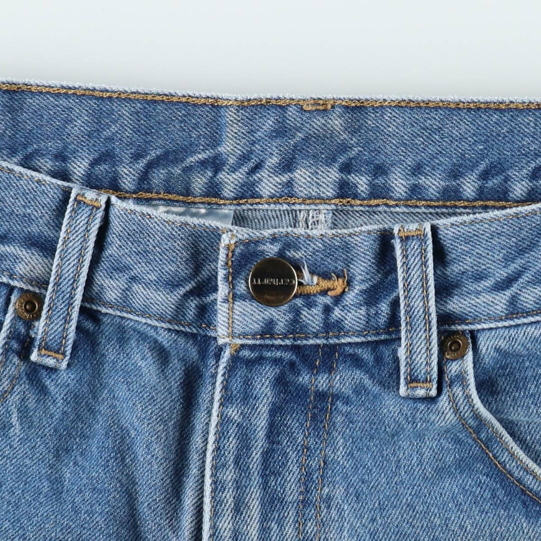 Carhartt Tapered Denim Pants for Men, W34 equivalent cotton blue type Vintage Second Hand