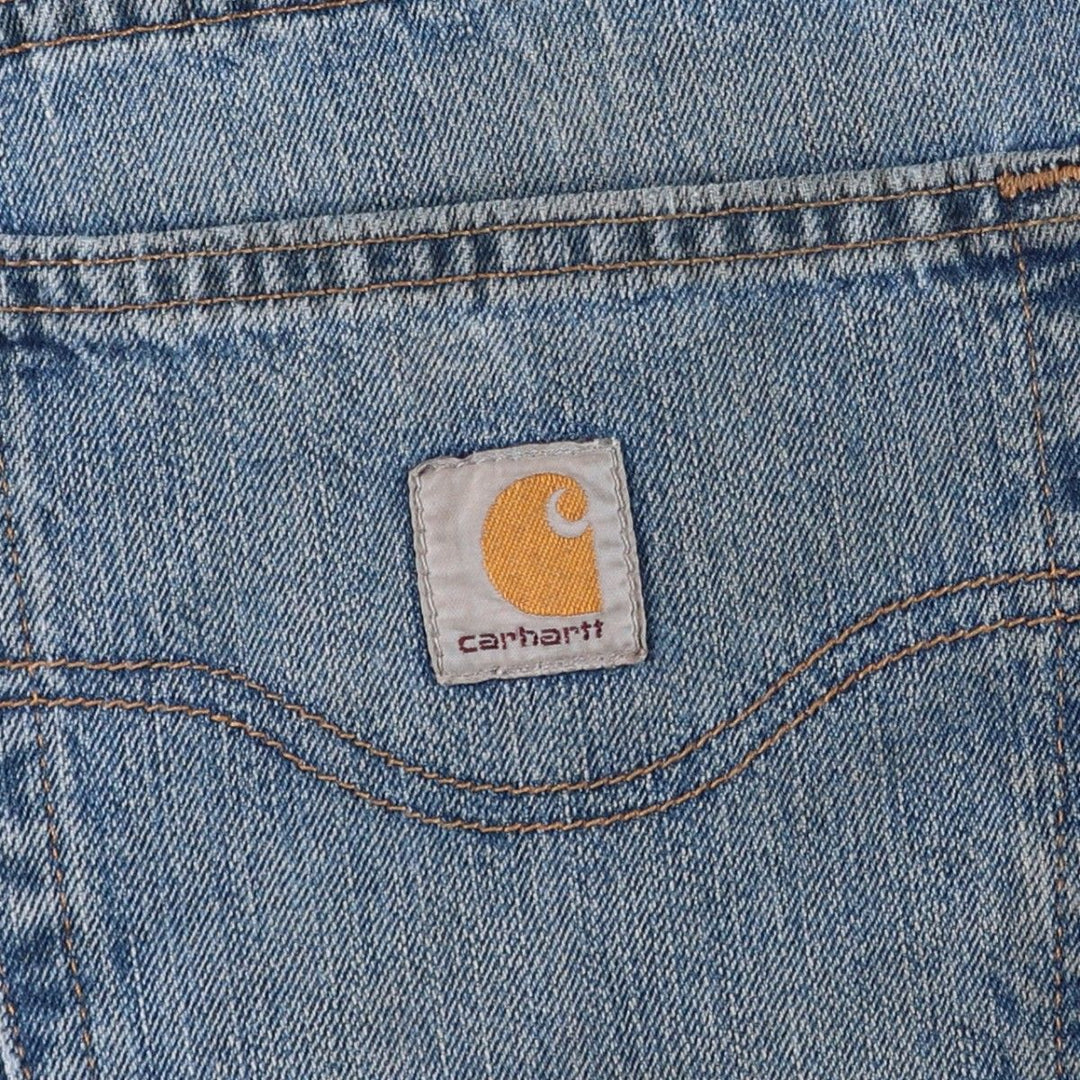 Carhartt Relaxed Fit Straight Denim Pants, Men's, Size 35 cotton blue type Vintage Second Hand