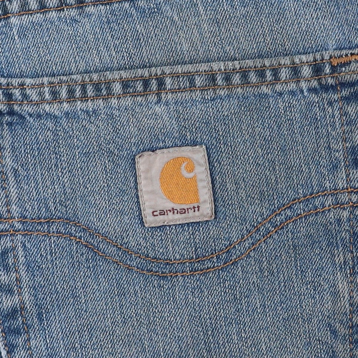 Carhartt Relaxed Fit Straight Denim Pants, Men's, Size 35 cotton blue type Vintage Second Hand