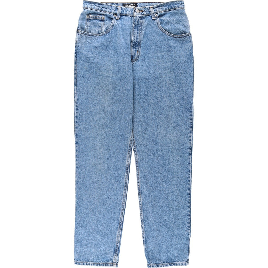 Ralph Lauren POLO RALPH LAUREN Tapered Denim Pants, Men's Size W33 (approx.) cotton blue type Vintage Second Hand
