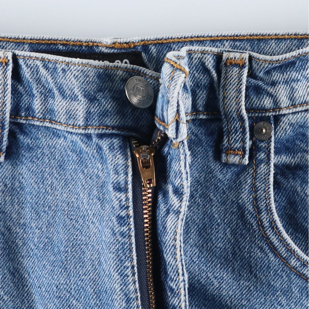 Ralph Lauren POLO RALPH LAUREN Tapered Denim Pants, Men's Size W33 (approx.) cotton blue type Vintage Second Hand