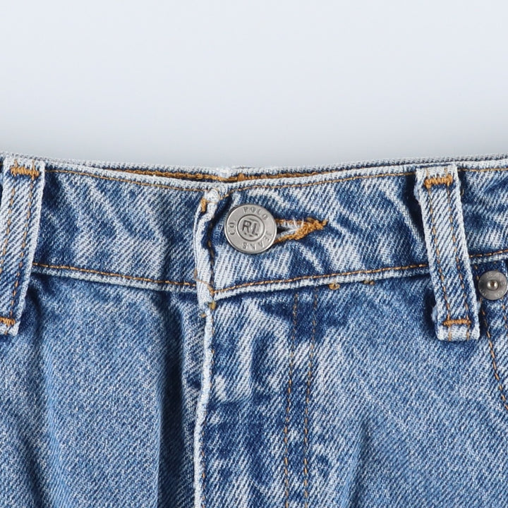 Ralph Lauren POLO RALPH LAUREN Tapered Denim Pants, Men's Size W33 (approx.) cotton blue type Vintage Second Hand