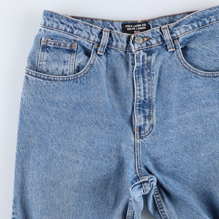 Ralph Lauren POLO RALPH LAUREN Tapered Denim Pants, Men's Size W33 (approx.) cotton blue type Vintage Second Hand