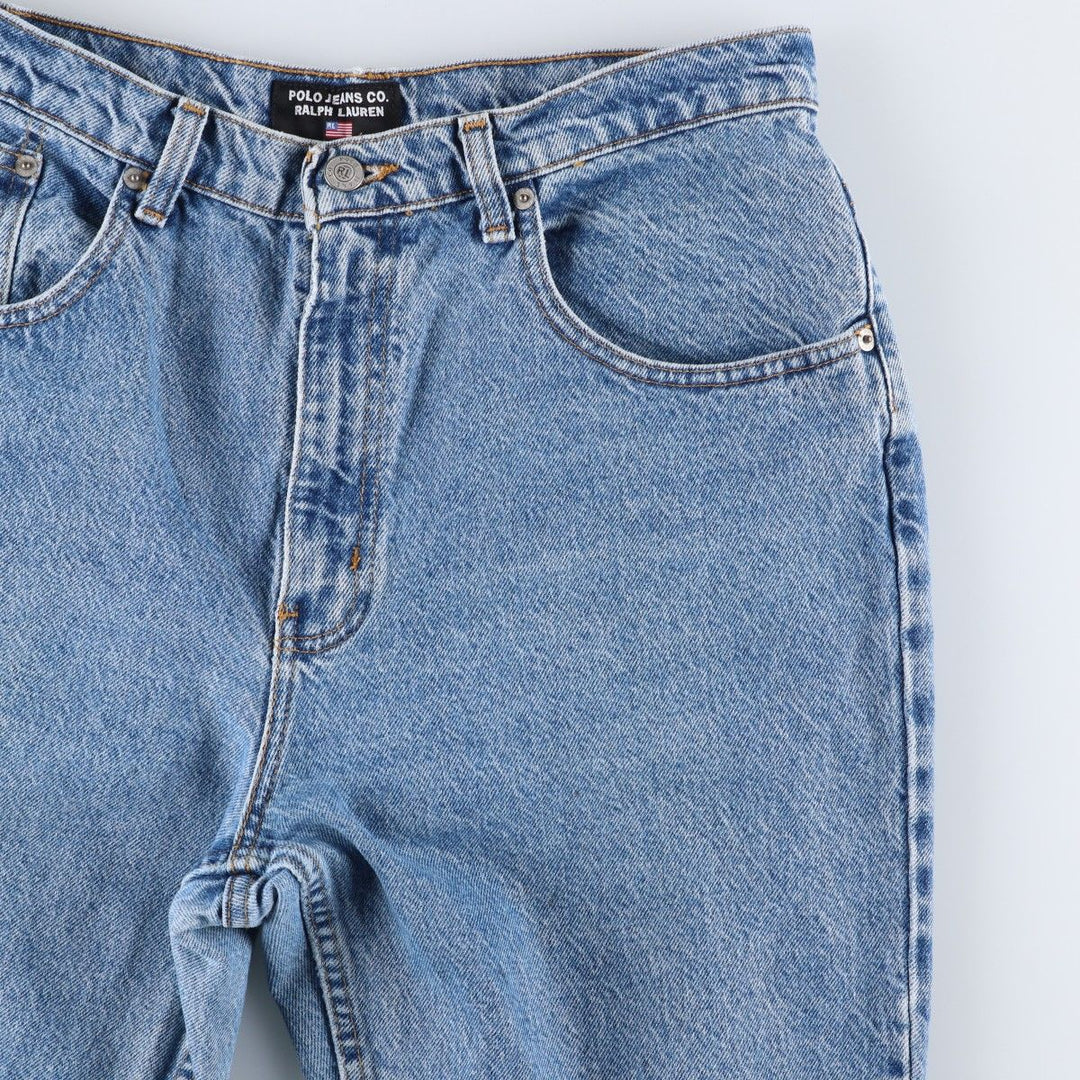 Ralph Lauren POLO RALPH LAUREN Tapered Denim Pants, Men's Size W33 (approx.) cotton blue type Vintage Second Hand