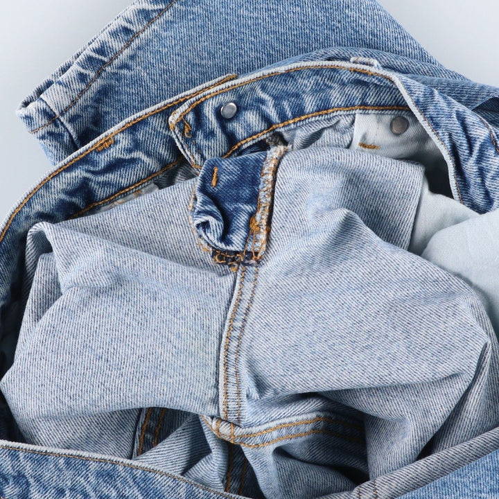 Ralph Lauren POLO RALPH LAUREN Tapered Denim Pants, Men's Size W33 (approx.) cotton blue type Vintage Second Hand