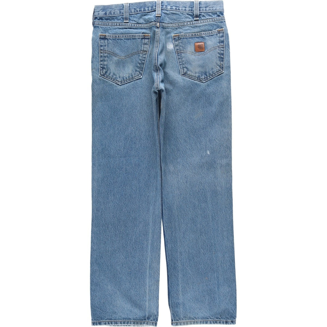 Carhartt Relaxed Fit Straight Denim Pants, Men's, Size 35 cotton blue type Vintage Second Hand